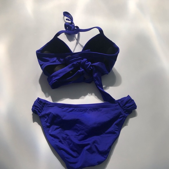 Mossimo from Target Size M Full set blue bikini - Picture 2 of 5